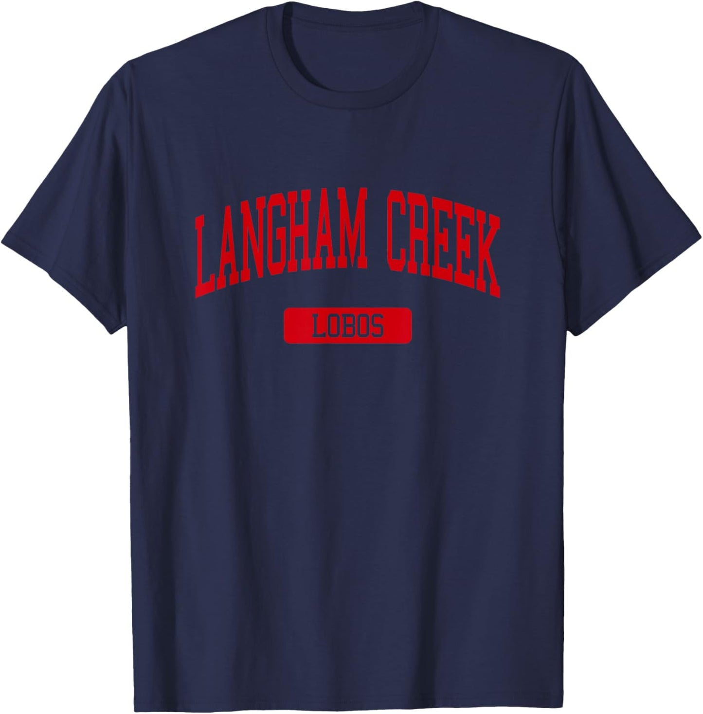 Langham Creek High School HS Houston TX Varsity Sports T-Shirt - T-Shirt | Navy