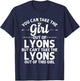 Girl Out Of LYONS KS KANSAS Gift Funny Home Roots USA T-Shirt - T-Shirt | Navy