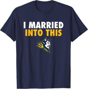 Logo I Married Into This HS T-Shirt - T-Shirt | Navy