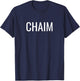Chaim T-Shirt - T-Shirt | Navy