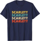 Scarlett Name T-Shirt - T-Shirt | Navy