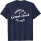 Promoted To Great Aunt 2025 T-Shirt - T-Shirt | Navy