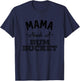 Mama Needs A Rum Bucket Funny Drinking Rum T-Shirt - T-Shirt | Navy