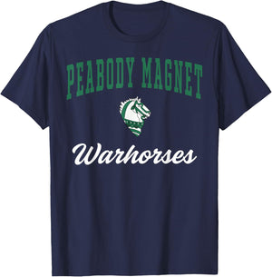 Peabody Magnet High School Warhorses C3 T-Shirt - T-Shirt | Navy
