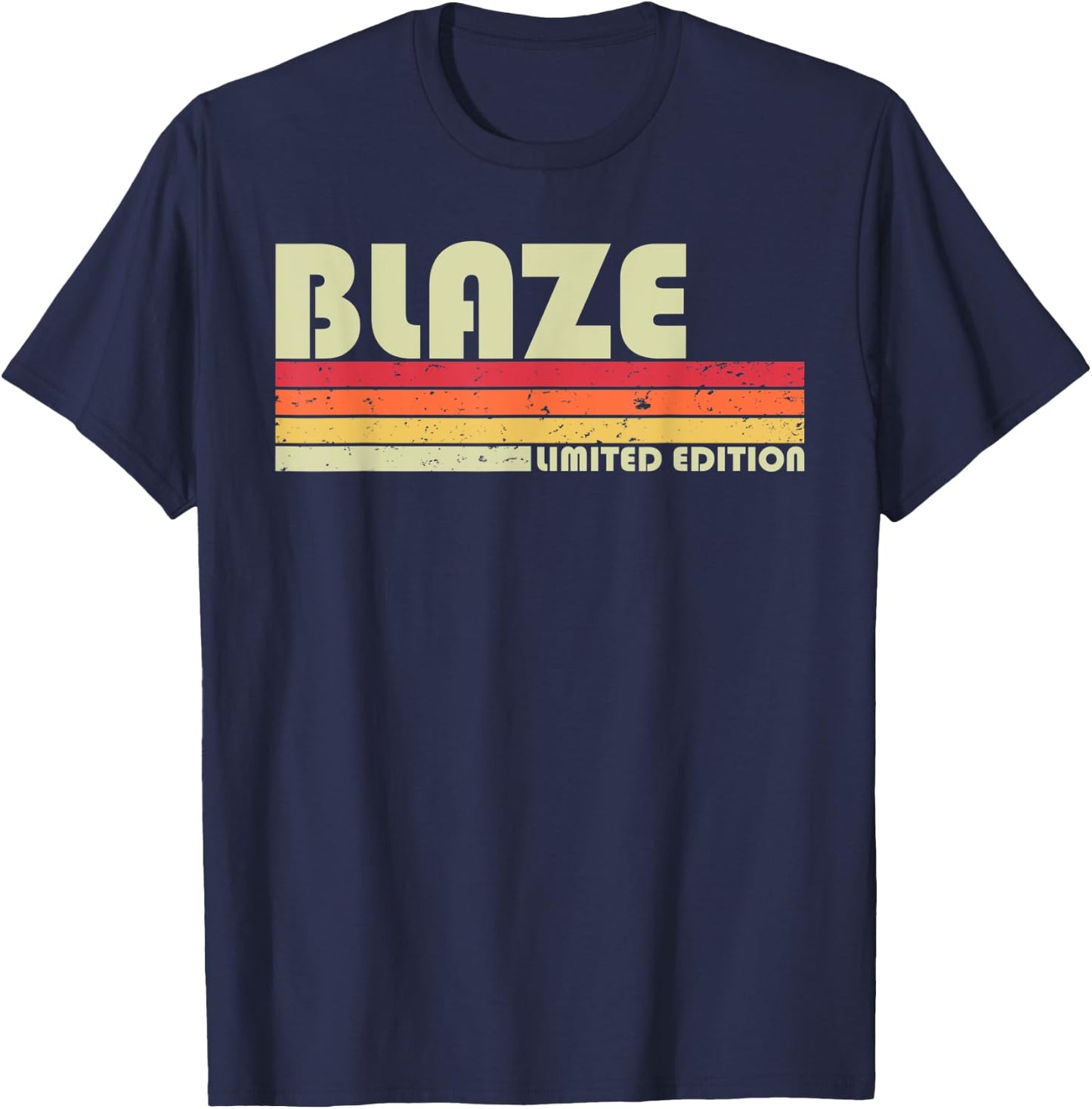 BLAZE Gift Name Personalized Funny Retro Vintage Birthday T-Shirt - T-Shirt | Navy