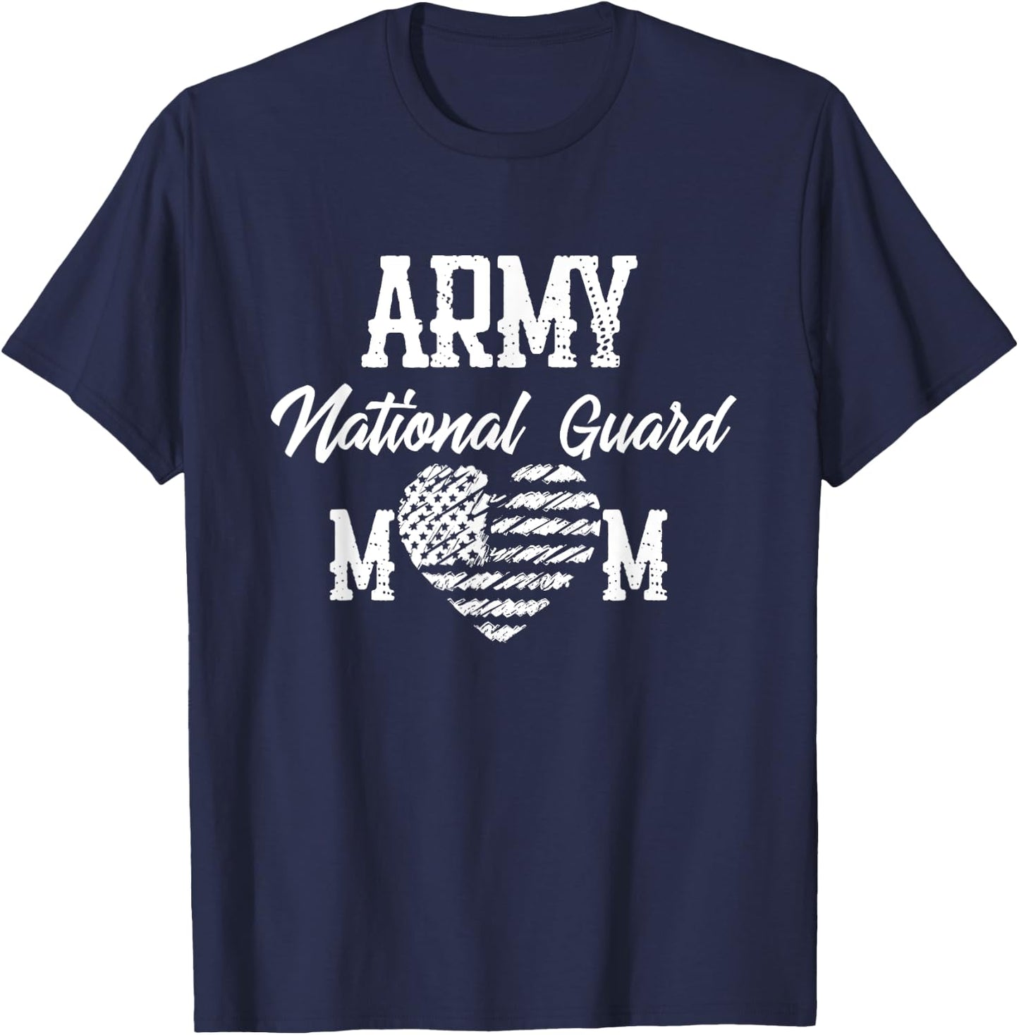 Army National Guard Mom Of Hero Military Family T-Shirt - T-Shirt | Navy