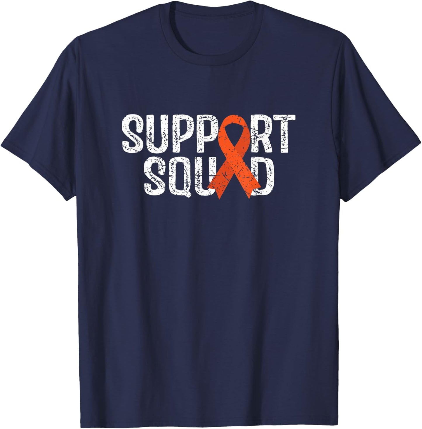 Support Squad Merkel Cell Carcinoma Awareness T-Shirt - T-Shirt | Navy