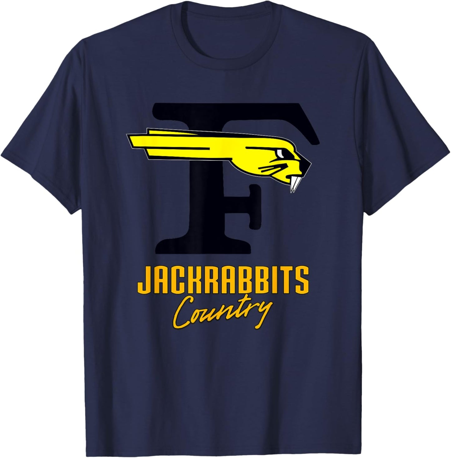 Forney Jackrabbits Logo Country HS T-Shirt - T-Shirt | Navy