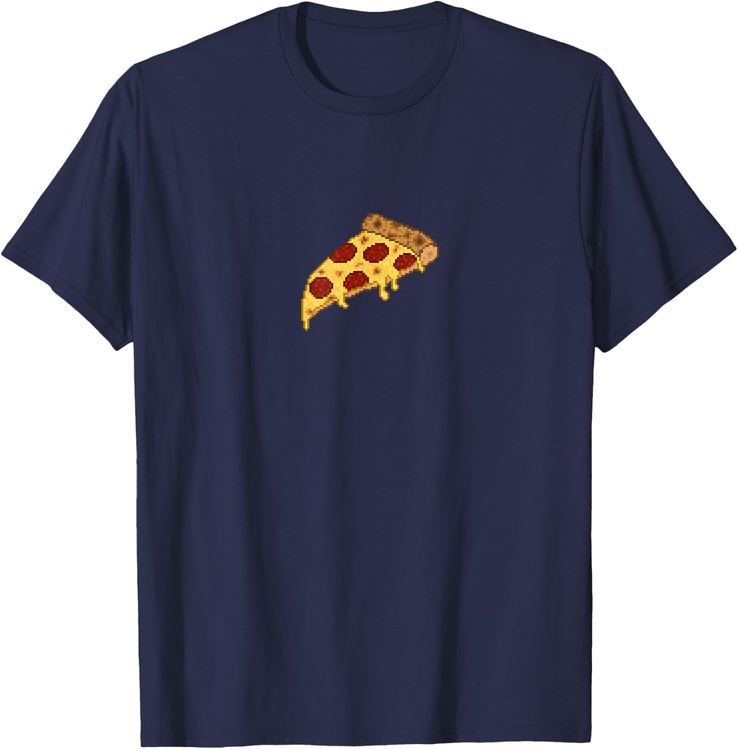 Pixel Pizza T-Shirt - T-Shirt | Navy