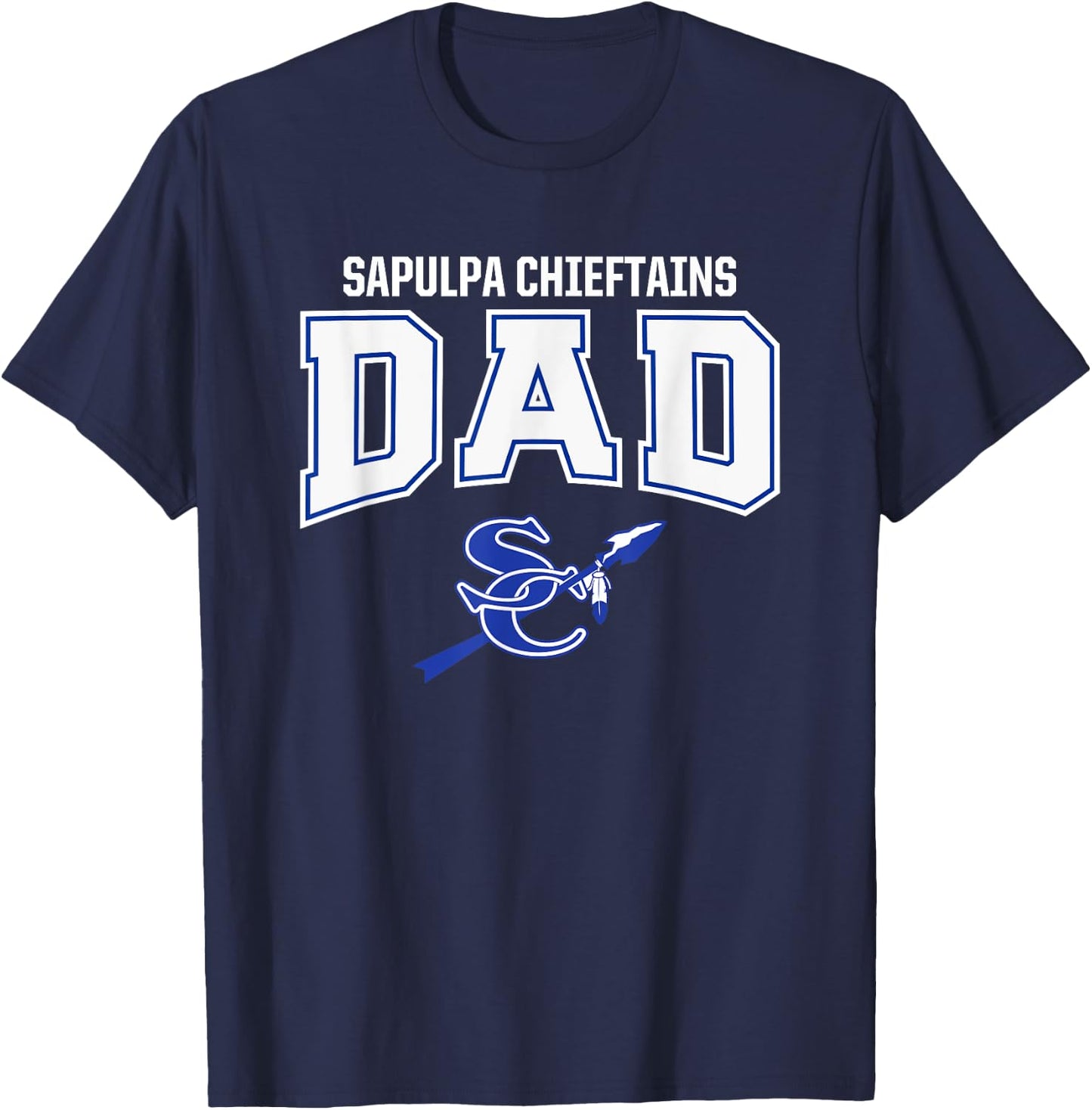 Sapulpa Chieftains Logo Dad HS T-Shirt - T-Shirt | Navy