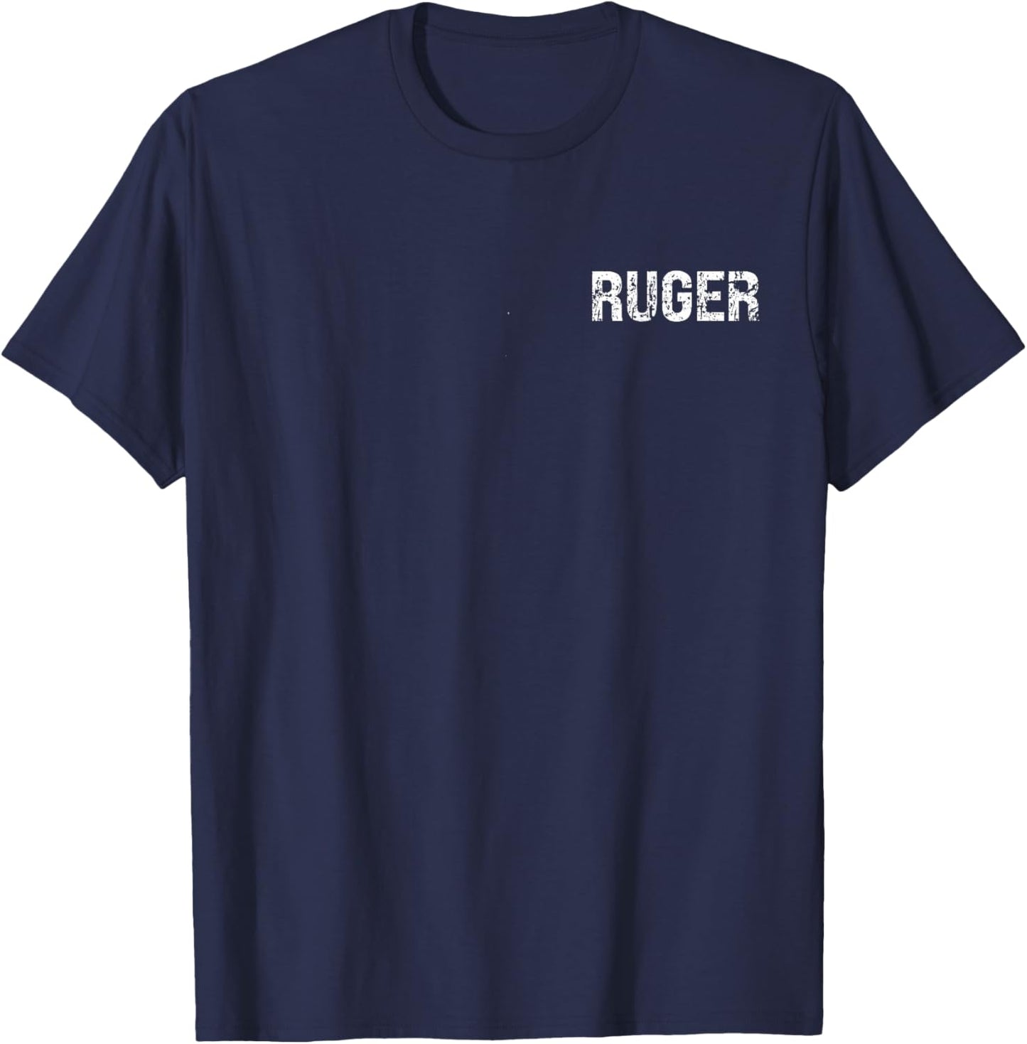 Vintage American Flag Retro Ruger USA Family Matching Friend T-Shirt - T-Shirt | Navy