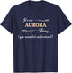 It's an AURORA Thing You Wouldn't Understand | Name Gift T-Shirt - T-Shirt | Navy