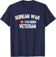 Patriotic American Creations by Revinct Designs Korean War Veteran Pride Korea Service Ribbon T-Shirt - T-Shirt | Navy