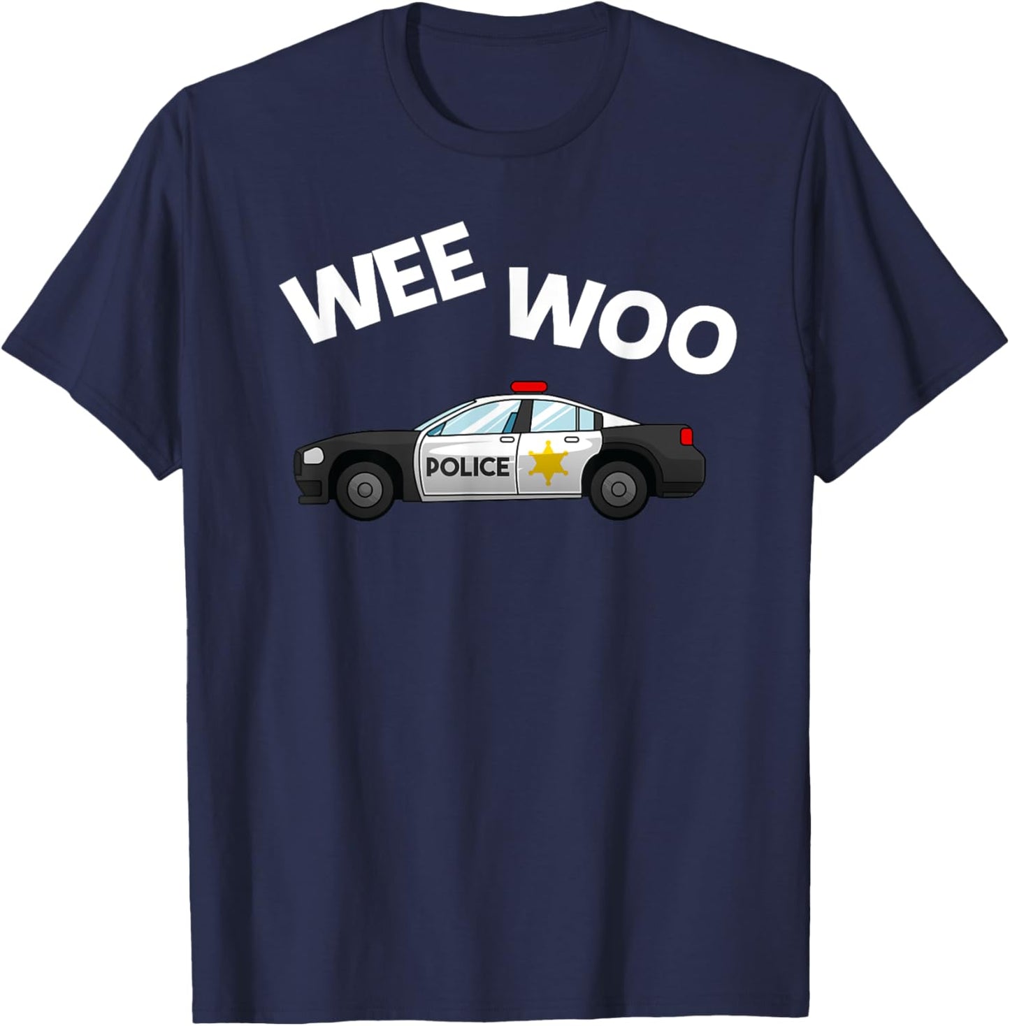Cool Police Officer Design For Boys Kids Toddler Cop Police T-Shirt - T-Shirt | Navy