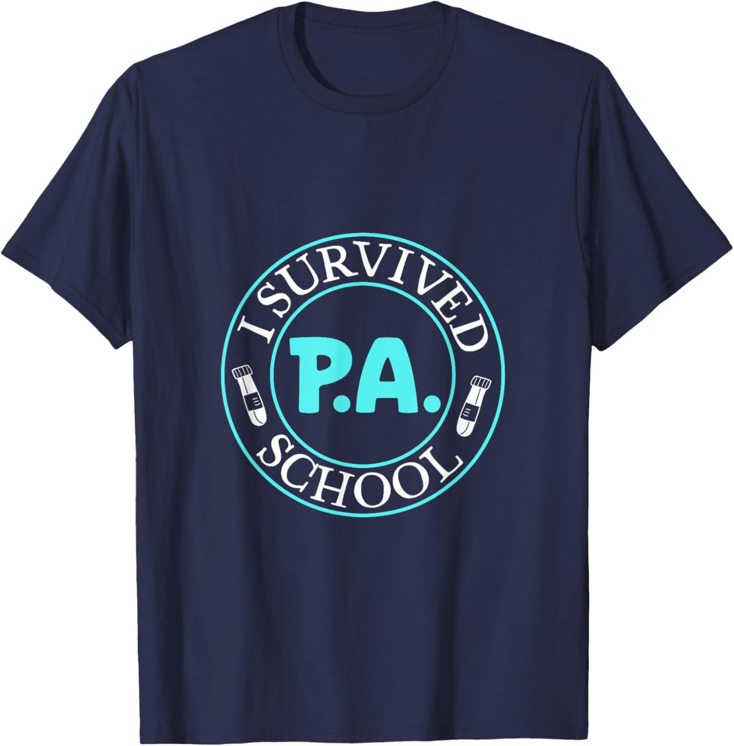 I survived p.a. school T-Shirt - T-Shirt | Navy