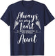 Rest In Peace Aunt Always In My Heart Never Forget Family T-Shirt - T-Shirt | Navy