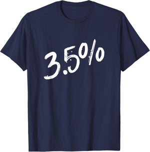 3.5% - Three Point Five Percent - Peaceful Protests T-Shirt - T-Shirt | Navy