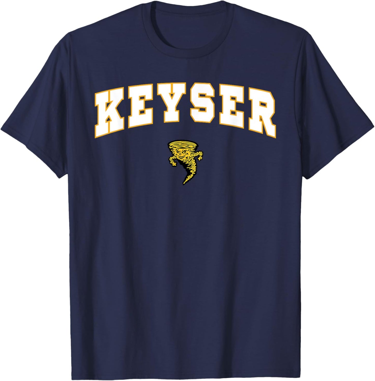 Keyser High School Golden Tornado T-Shirt - T-Shirt | Navy