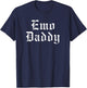 Emo daddy Funny Emo father Goth Punk father's Day T-Shirt - T-Shirt | Navy