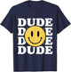 One Happy Dude Birthday Theme Family Matching T-Shirt - T-Shirt | Navy