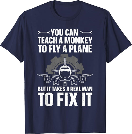 Funny Aircraft Mechanic Art Boys Aircraft Technician