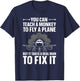 Funny Aircraft Mechanic Art Boys Aircraft Technician T-Shirt - T-Shirt | Navy