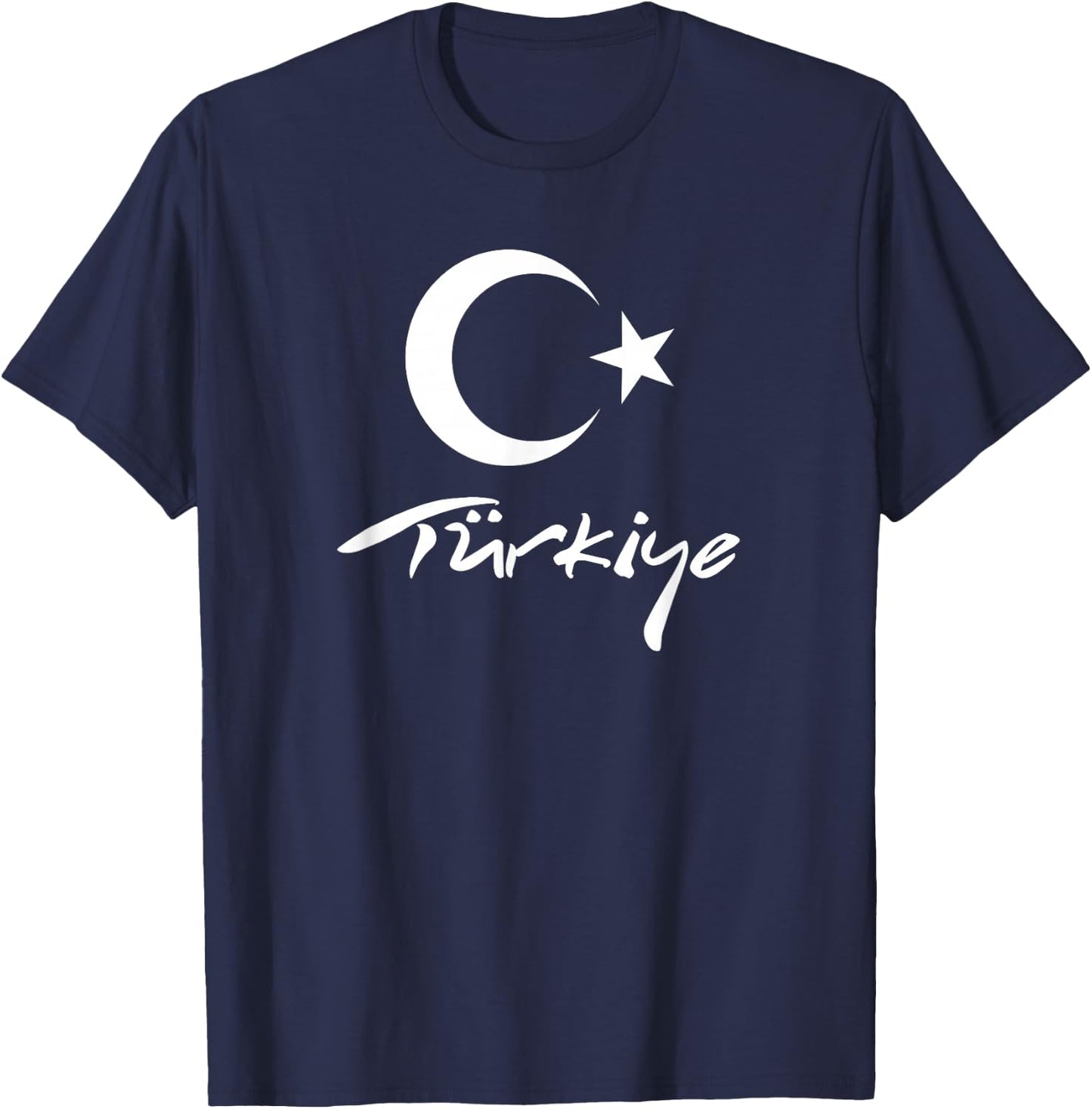 Turkey National flag, Turk Bayragi, Turkiye gift T-Shirt - T-Shirt | Navy
