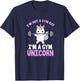 I'm Not A Gym Rat I'm A Gym Unicorn Funny Fitness Lifting T-Shirt - T-Shirt | Navy