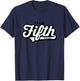 5th Grade TEAM School Teacher Fifth Baseball-Style Shirt T-Shirt - T-Shirt | Navy