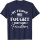 My Fiance is a Veteran Shirt for Fiancee T-Shirt - T-Shirt | Navy