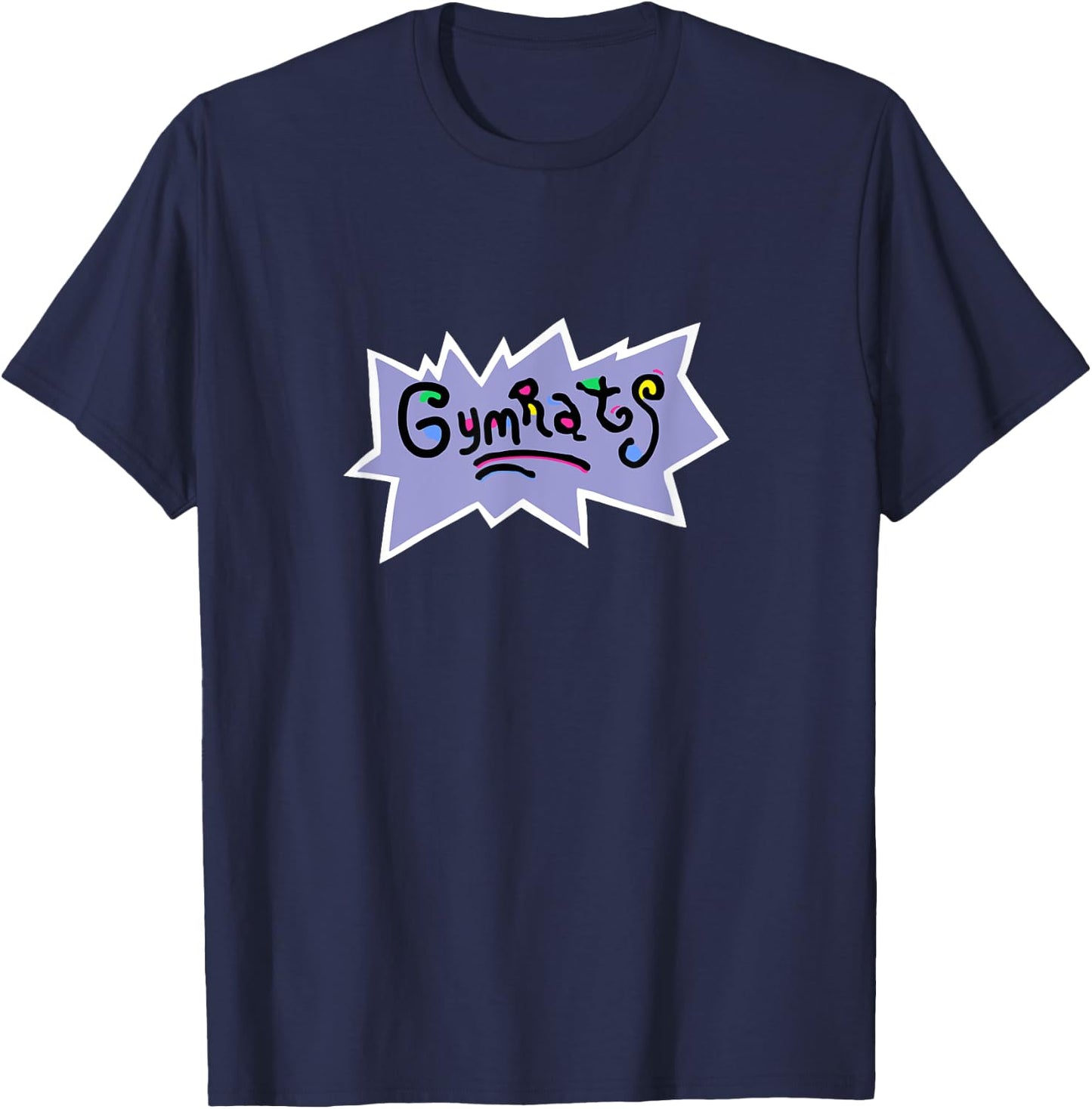 Gym Rat Gymrats Basketball / Workout 90's Shirt T-Shirt - T-Shirt | Navy