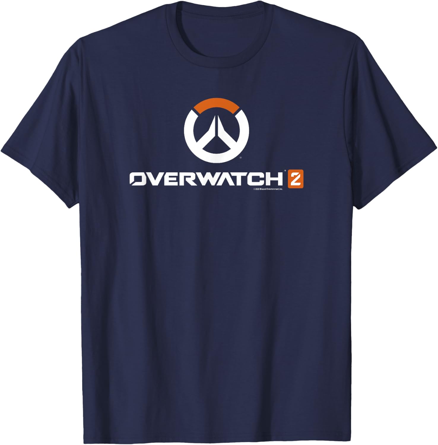 Overwatch 2 Center Icon Logo C2 T-Shirt - T-Shirt | Navy