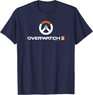 Overwatch 2 Center Icon Logo C2 T-Shirt - T-Shirt | Navy