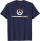 Overwatch 2 Center Icon Logo C2 T-Shirt - T-Shirt | Navy
