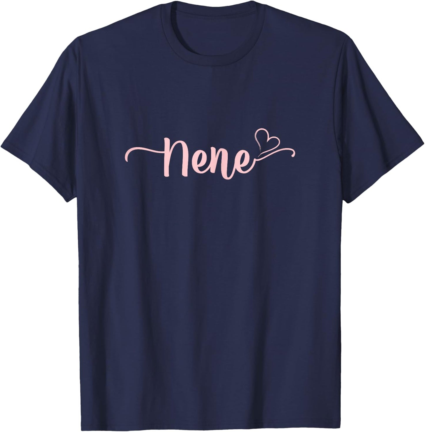 Nene Heart Xmas Grandma Women Mother's Day Christmas T-Shirt - T-Shirt | Navy