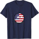 US American Flag Countryball Men T-Shirt - T-Shirt | Navy