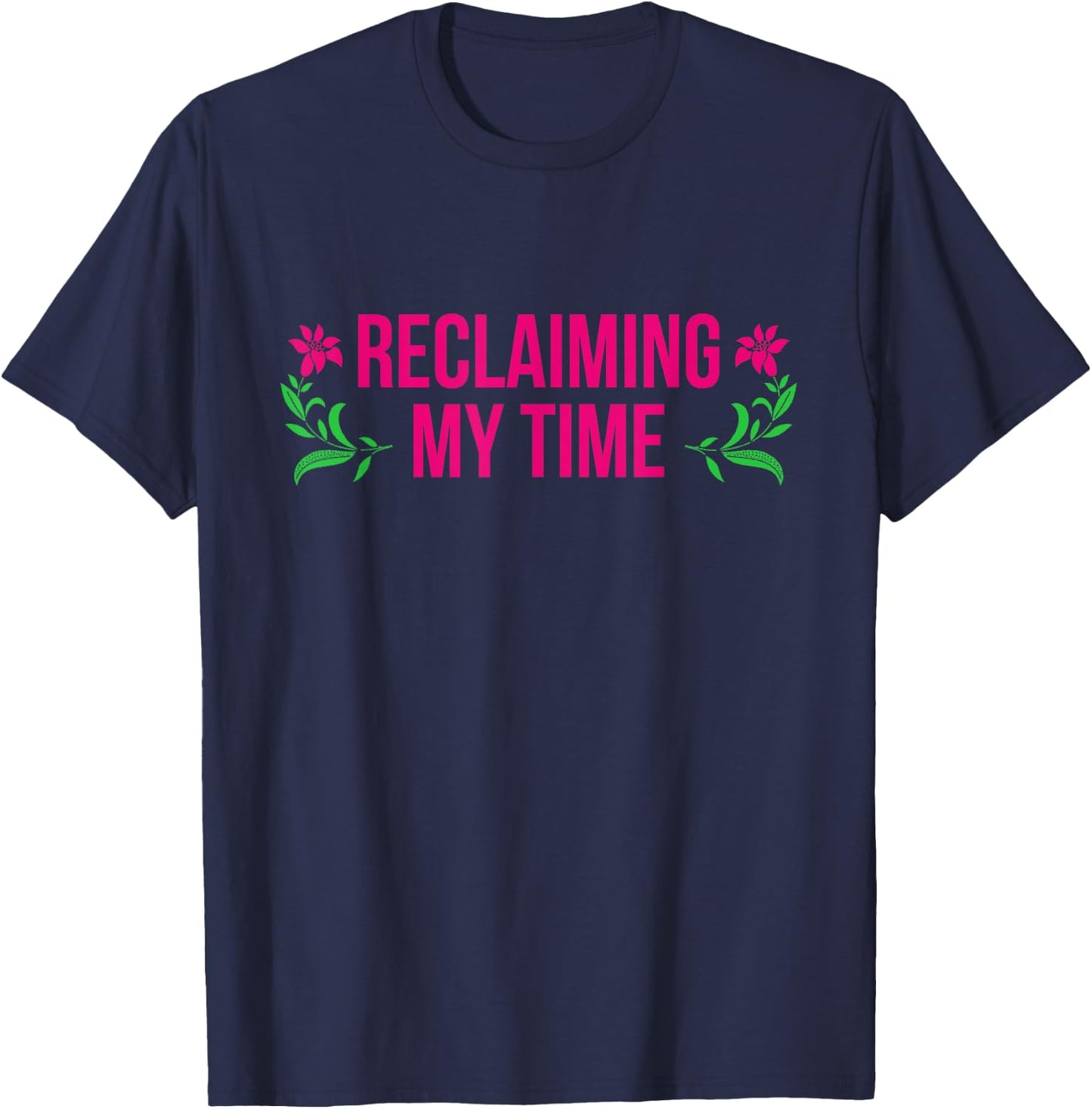 Reclaiming My Time Auntie Maxine Waters Quote Political T-Shirt - T-Shirt | Navy