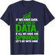 Funny Let's Look At Data Science Statistics Data Analyst T-Shirt - T-Shirt | Navy
