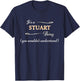 It's a STUART Thing, You Wouldn't Understand | Name Gift T-Shirt - T-Shirt | Navy