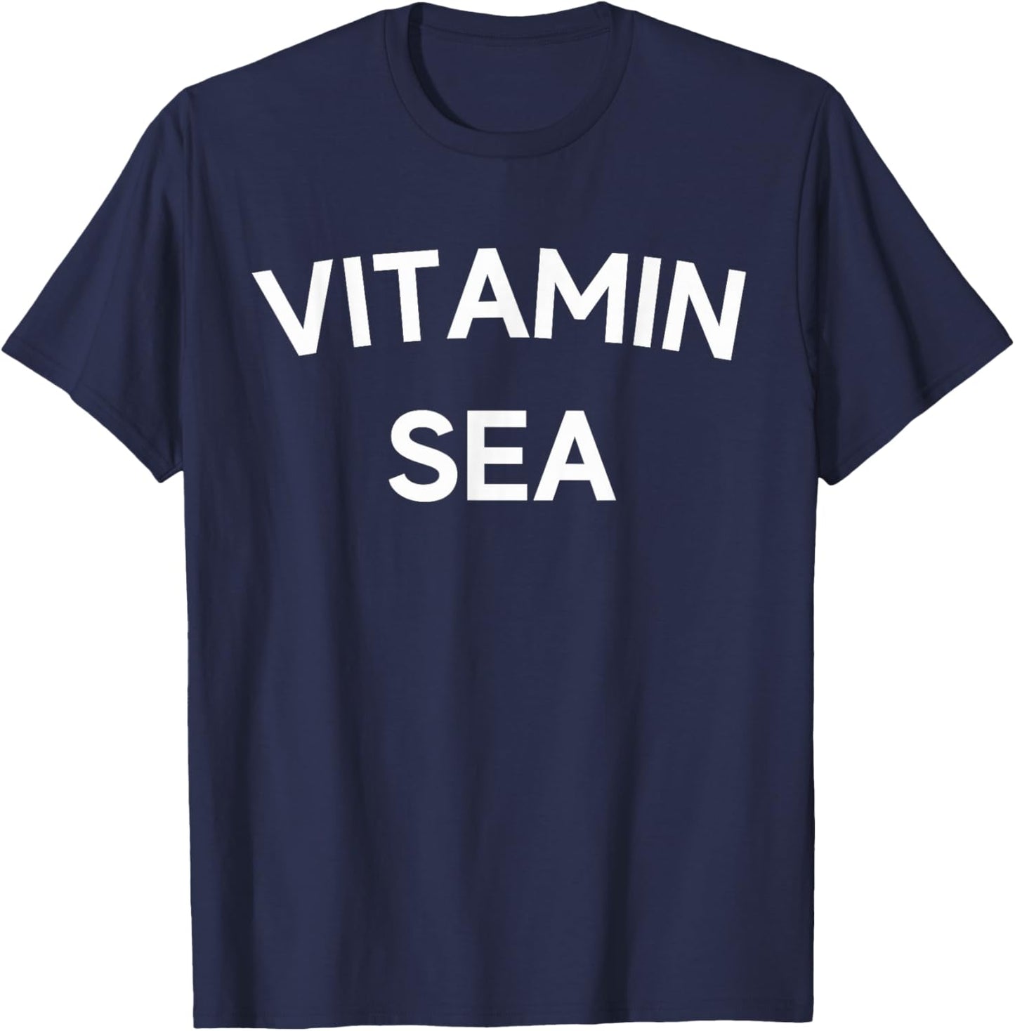 Funny Vitamin Sea Cruise Beach Cool T-Shirt - T-Shirt | Navy