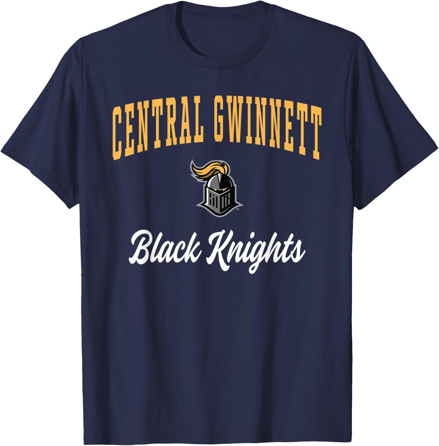 Central Gwinnett High School Black Knights T-Shirt - T-Shirt | Navy