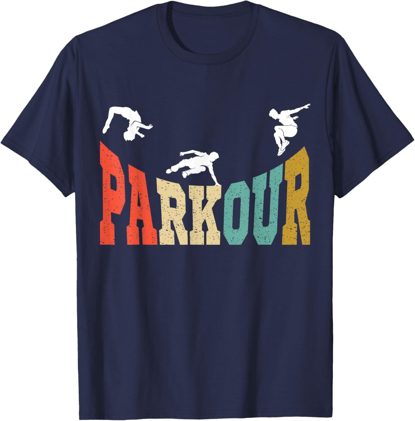 Parkour Parcour Kids Boys T-Shirt - T-Shirt | Navy