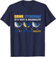 Down Syndrome Mom Awareness Love Yellow Blue Ribbon Shark T-Shirt - T-Shirt | Navy