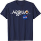 Apollo 11 50th Anniversary Logo Design - NASA Space T-Shirt - T-Shirt | Navy