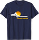 Grand Canyon National Park Mountain Sunset T-Shirt - T-Shirt | Navy