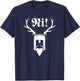 Monty Python Offizielles NI! Logo T-Shirt - T-Shirt | Navy