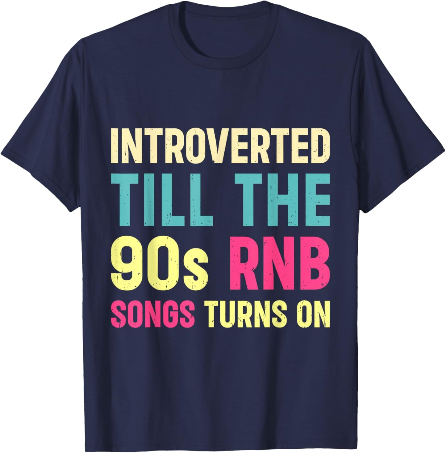R&B Artist girls Vintage 90 s r and b graphic T-Shirt - T-Shirt | Navy