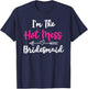 Hot Mess Bridesmaid Funny Friends Bachelorette Party 2024 T-Shirt - T-Shirt | Navy