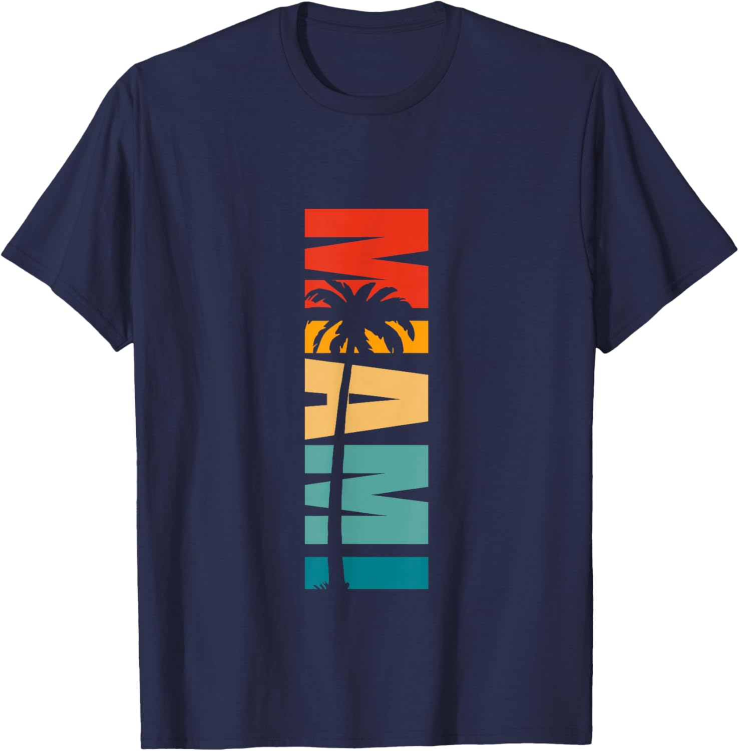 Miami Florida T-Shirt - T-Shirt | Navy