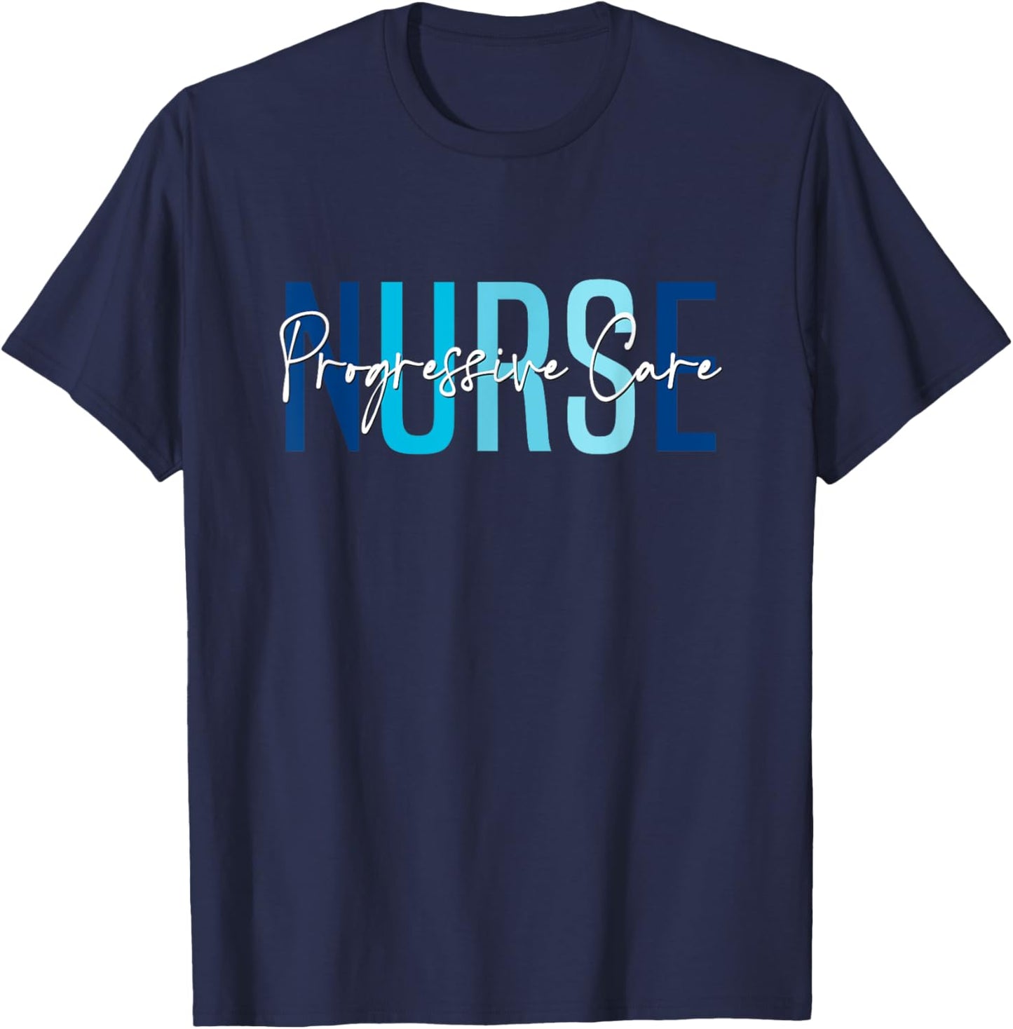 Vintage Progressive Care Nurse Progressive Care Unit Nursing T-Shirt - T-Shirt | Navy